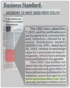 Business Standard Clipping