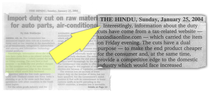Hindu News Daily Clipping